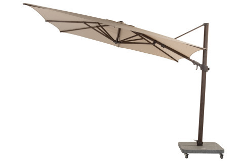 4 Seasons Siesta Premium Parasol 3x3m Wenge Frame - Beach